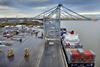 MOL Caledon is the first scheduled vessel to dock at London Gateway Port