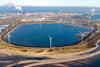 The image shows the area that has been earmarked at De Slufter for the floating solar park