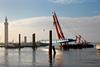 The linkspan arrives at the Port of Grimsby. Photo courtesy of ABP/David Lee Photography Ltd.