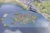 Yes, a giant island in the shape of a Welsh dragon