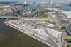 Concrete plant at Straatsburg Dock in Antwerp