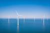 A supplied picture of offshore wind turbines