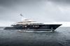 The picture shows an image of the 118.8-metre Feadship Breakthrough superyacht,