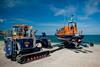 The L&RS is seen undergoing beach trials at Llandudno.