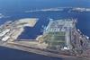 The artificial island plan was announced in what would be the nearby Belgian port of Zeebrugge