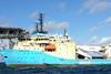 Maersk Nomad, the subsea support vessel 