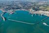 The image shows a visualisation of the 2050 port arrangement