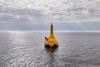 The image shows a CorPower Ocean wave energy converter