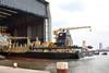 DCI Dredge XIX is launched from IHC Merwede’s yard at Krimpen aan den Ijssel on Monday.