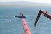 The WestWave project would consist of up to seven Ocean Power Delivery 'Pelamis' wave energy converters.