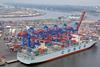 The Port of Hamburg handles more than 9m TEU annually