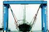 The largest boat hoist in Scotland is a key feature of the new commercial boatyard.