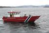 The ProWork workboat Lister , in service with Farsund Municipality, is being used for utility service work within the archipelago in Southern Norway.