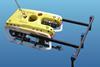 The Saab Seaeye Falcon ROV is seen fitted with the SMARTRAK system.