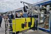 Containerised remotely operated towed vehicle undergoing factory acceptance testingROTV_FAT-at-EIVA-HQ