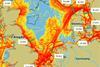 ACCSEAS uses a Geographic Information System to assess maritime traffic trends and the issues that obstruct available safe access