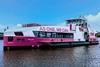 The first of three new ferries for operation in Hamburg has been commissioned. (Voith)