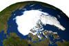 Arctic sea ice continues to decline and temperatures continue to rise. Photo: NASA