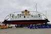 First of the hybrids at Baltic Workboats Shipyard, Estonia