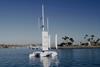 The technology for this sailing USV is based on both trimaran and catamaran vessels.