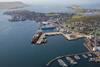 Illustration showing the new Holmsgarth North project (centre) at Lerwick Harbour