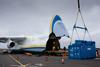 Part of ACE Winches’ delivery is loaded onto the world’s largest airplane, the Antonov 225.