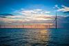 The London Array Wind Farm is a 175 turbine 630 MW Round 2 offshore wind farm located 20 km off the Kent coast in the outer Thames Estuary (Photo: London Array)