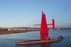 The latest version of Saildrone is 22m (72ft) long