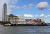 'Hebo-CB 1' departing Rotterdam after its debut at World Haven Days (Peter Barker)