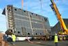 The Wave Captain recently reached a significant project milestone when the hull was turned