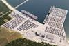 A visualisation of the DCT port expansion at Gdansk
