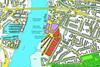 Woolston re-development illustrative master plan. Inset: The former Vosper Thornycroft site at Woolston could include a new, deep water facility and facilities for marine businesses.