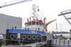 GSS Marine Services new Shoalbuster is prepeared for its christening (Damen)