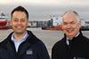 Michael Cowlam (l), technical director of Seacroft Marine Consultants with Nigel Robinson, marine and renewables managing director at Apollo Photo: Seacroft Marine Consultants