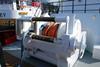 Markey's new electric hawser winch is seen on the Crawley chartered Baydelta tug 'Valor'.