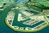 An impression of the new Maasvlakte 2 port extension, to be built in the North Sea at the mouth of the River Maas.