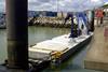 This pontoon made by Marine Designs Ltd has been installed in Ramsgate to transfer crew to Thanet Offshore Wind Farm.
