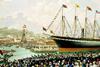 The launch of Brunels SS Great Britain was cause for celebrations in Bristol in 1843.