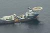 'Tidewater Enabler' acted as main vessel for the oil recovery operation (Eddy KennedyCBC)