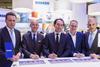 Present at the signing at Europort 2017 were Gerbrand Schutten (CEO Aqualiner), Maurice Swets (CEO Aqualiner), Dimitri Romijn (CFO Aqualiner), Arnout Damen (CCO Damen) and Jelle Meindertsma (Sales Manager Damen)