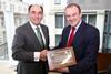 Ignacio Galan (left), chairman and CEO of Inerdrola, and Edward Davey MP< Secretary of State at the DECC, open Iberdrola’s new London office