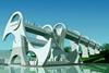 The Falkirk Wheel was due to be formally opened on 1 May.