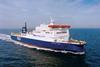 The European Seaway has had hull access doors, cranes and boarding ladders installed during a short refit