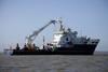 The Trinity House vessel ‘Galatea’ is being used for the deployment of the Hydrosphere buoys at  Sheringham Shoal.