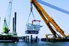 Many marine contractors in Europe have built dedicated assets to install offshore wind turbines