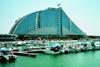 The Jumeira Beach Hotel, Dubai, where Walcon Marine designed and installed 60 berths.