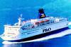 The Pride of Provence (Dover-Calais service) is pictured in the new P&amp;O Ferries livery.