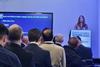 Claire Budden talking at the Seawork conference