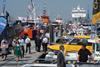 Crowded pontoons at Seawork 2012