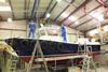The first of class vessel, seen nearing completion at Goodchild Marine, will be on the pontoon at Seawork 2011.